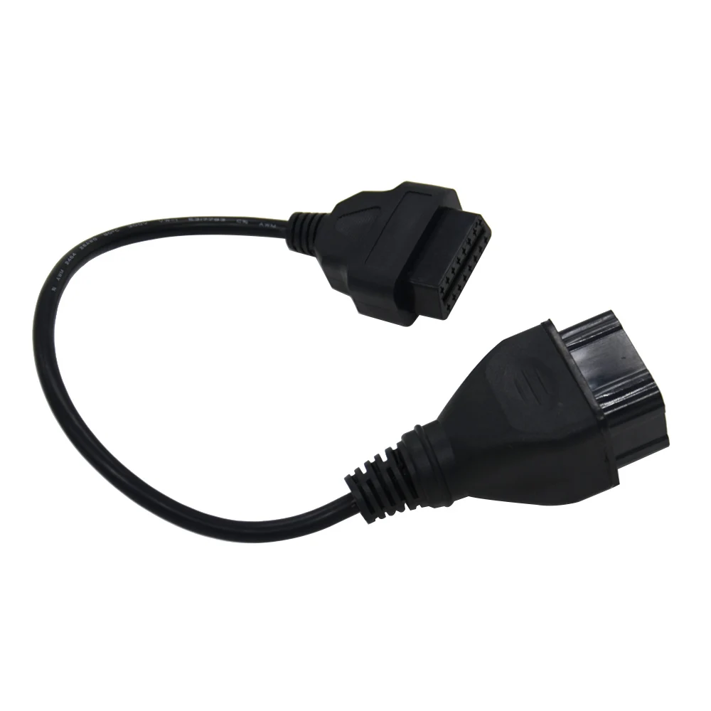 Для RE NAULT 12 штепселный 12Pin мужской to OBD OBD2 OBDII DLC 16 Pin 16Pin женский может быть