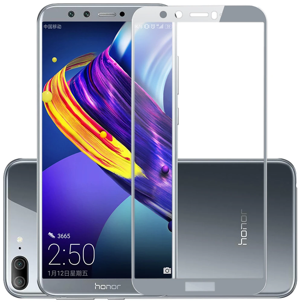 Для HUAWEI Honor 9 lite закаленное стекло для Huawei Защитное экрана защитное 2.5D Edge полное
