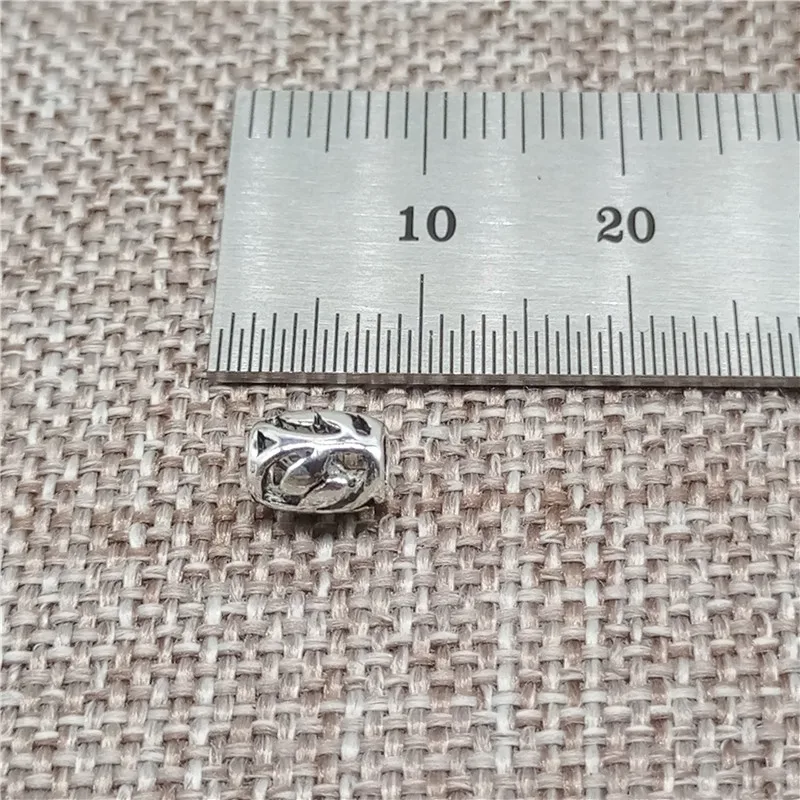 14 штук искусственных серебряных бусин в форме листа для браслета ожерелья |