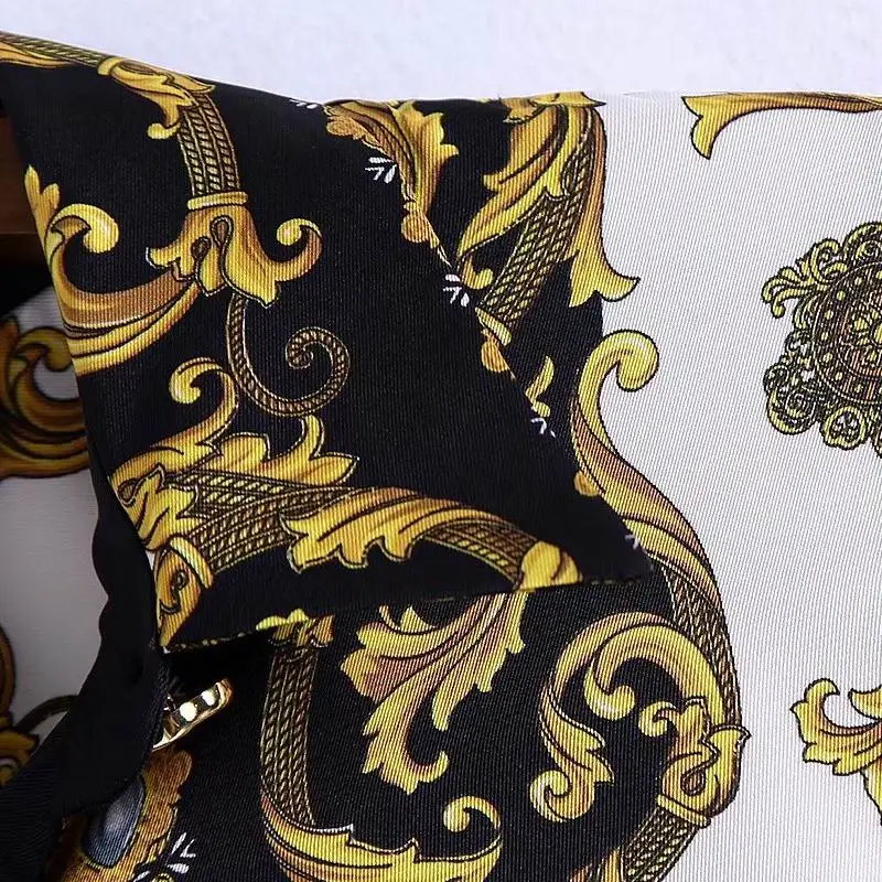 Новое Женское Платье на весну с геометрическим принтом плиссированные