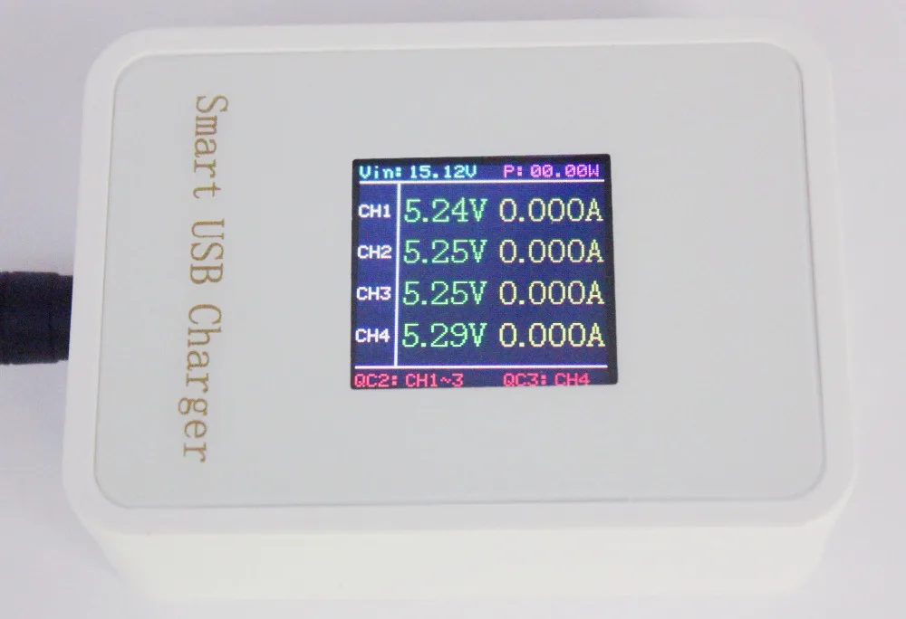 4 USB измеритель напряжения QC 2 0 3 быстрое зарядное устройство 45 Вт 8.5A Тестер |