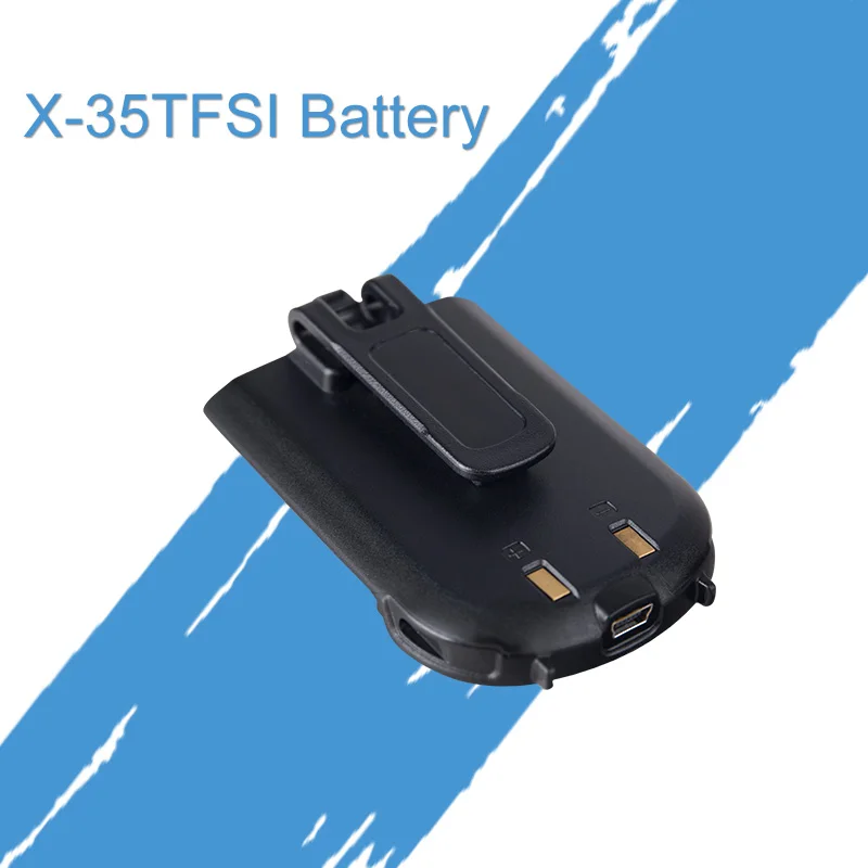 

Портативная рация KSUN с аккумулятором, работающим в режиме «X-35TFSI»