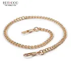 Сменная металлическая цепочка 40 см для ручных сумок, ручка, сумка через плечо, античная бронза, тональный ремешок сделай сам для сумок, аксессуары, фурнитура золотистого цвета