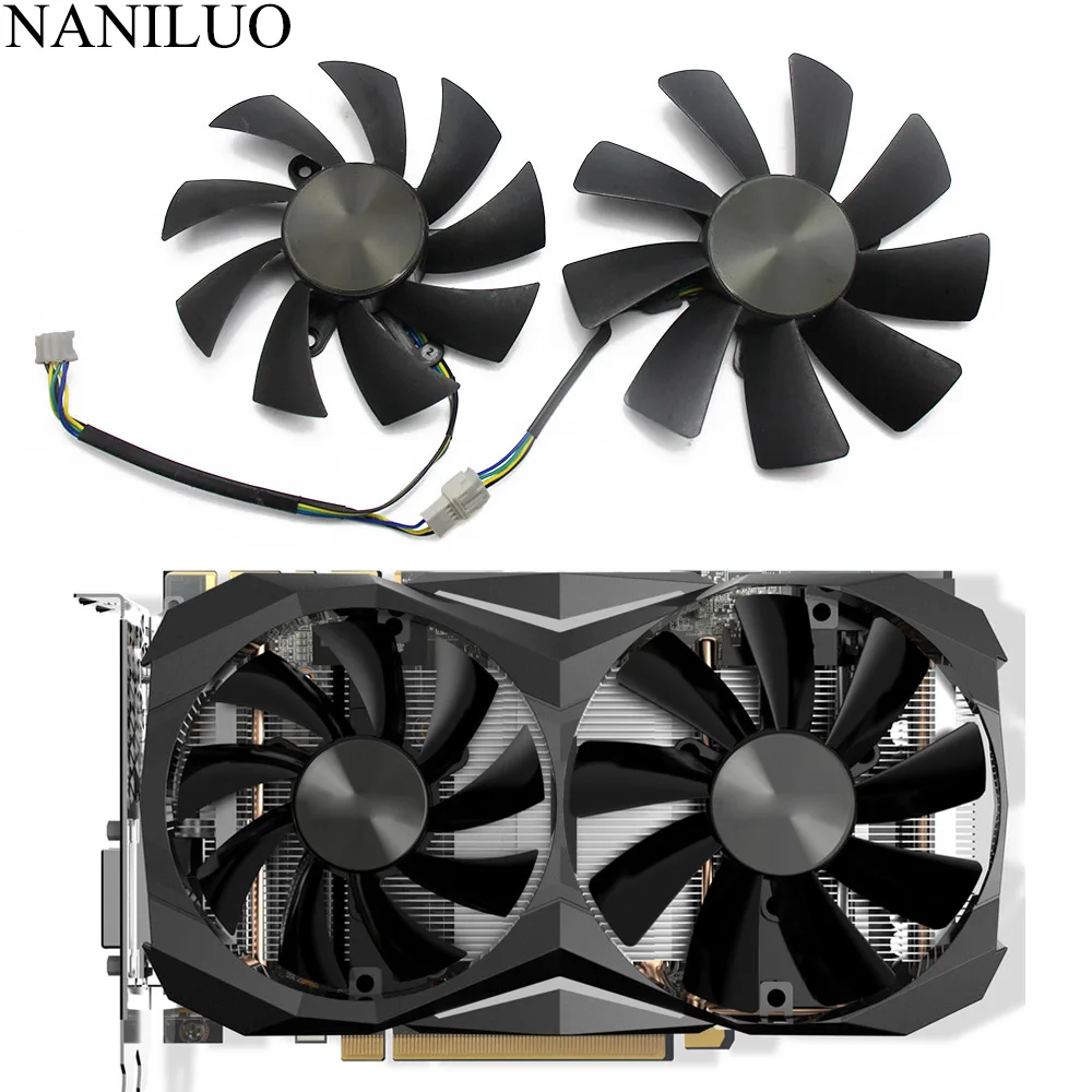 Вентилятор охлаждения для ZOTAC GeForce GTX 100 1080 Ti Mini 1070 AMP Edition карта 6 ГБ 87 мм GA92S2H 1060
