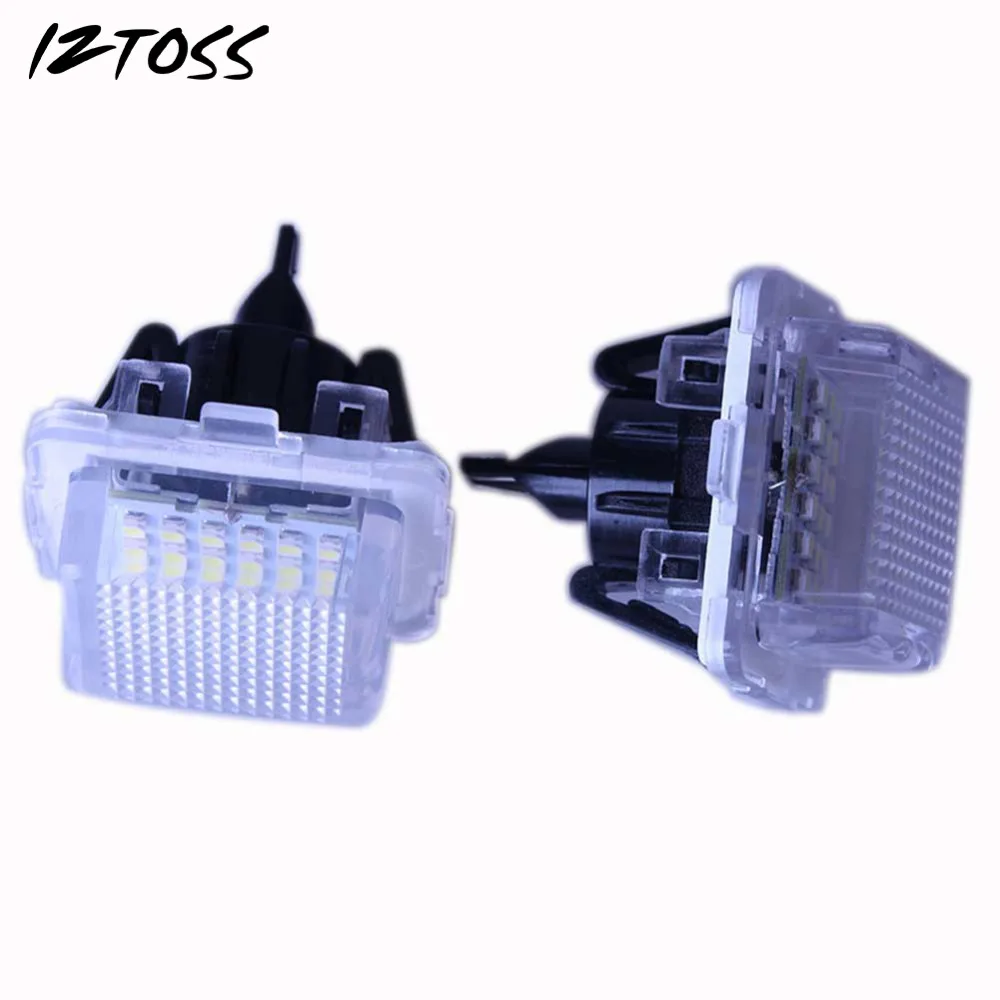 IZTOSS без ошибок 18 3528 SMD светодиодные лампы номерного знака для Mercedes-Benz W204 W212 |