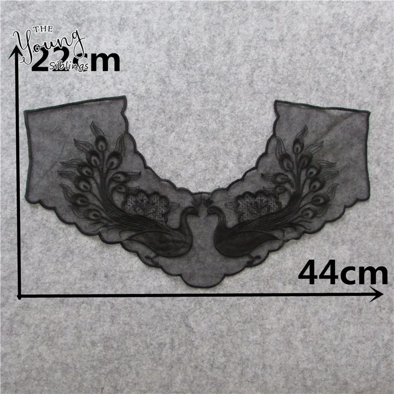 Популярный Стиль кружевной воротник вышитый вырез Венеция сделай сам кружевные