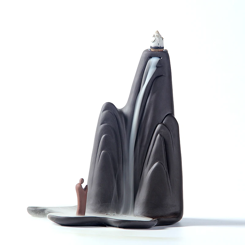 Фиолетовая Песочная горелка для благовоний с обратным потоком благовония основа