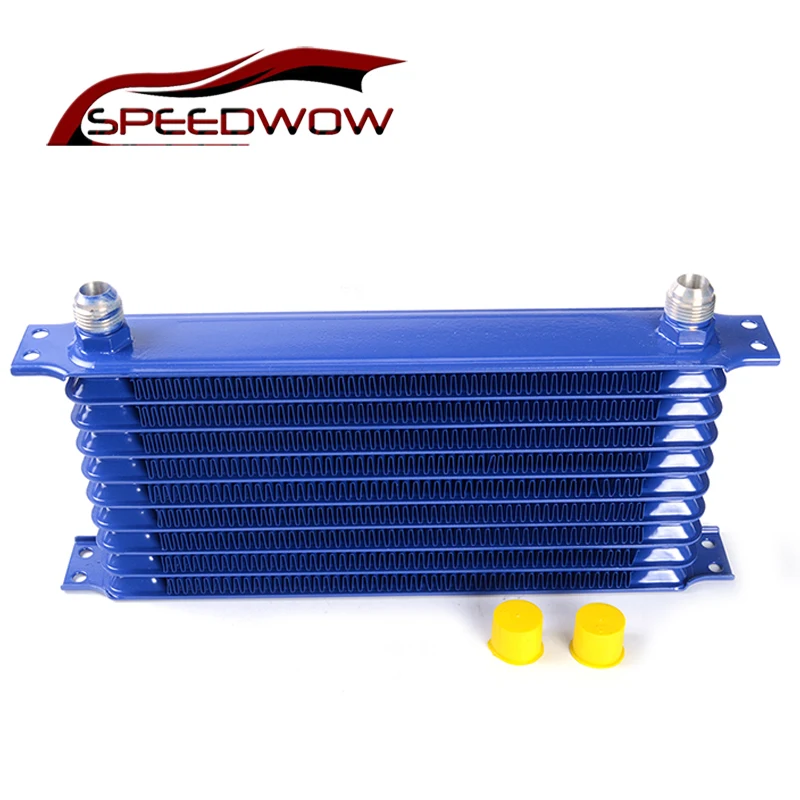 SPEEDWOW 10 Row AN масляный радиатор двигателя алюминиевый коробки передач гоночный
