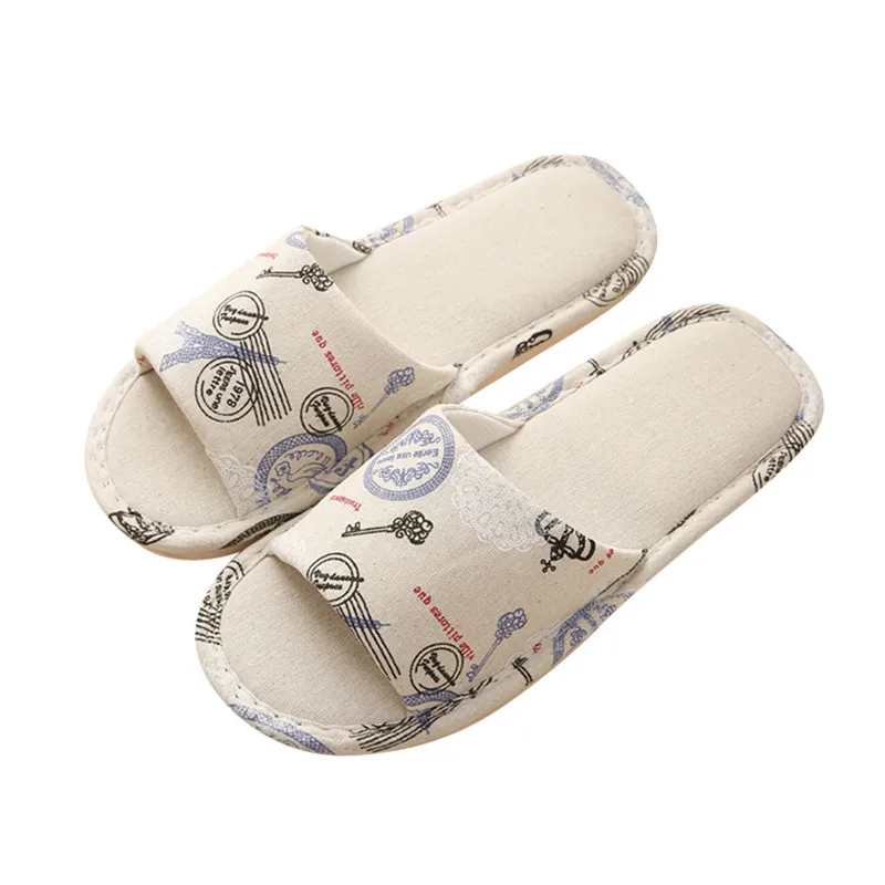 2018 натуральные домашние тапочки из конопли домашняя обувь бесшумные для лета