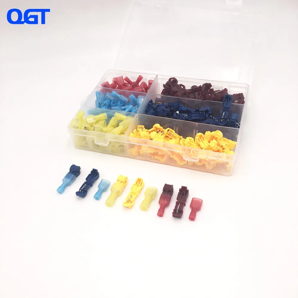 200 шт. Т образные электрические разъемы для быстрого сращивания