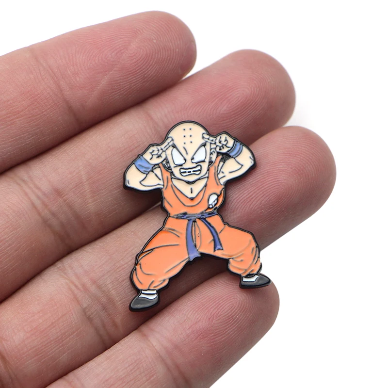 L3221 Dragon Ball Z эмалированные булавки броши мультфильм креативная металлическая брошь булавки Джинсовая Шляпа значок воротник ювелирные изделия 1 шт
