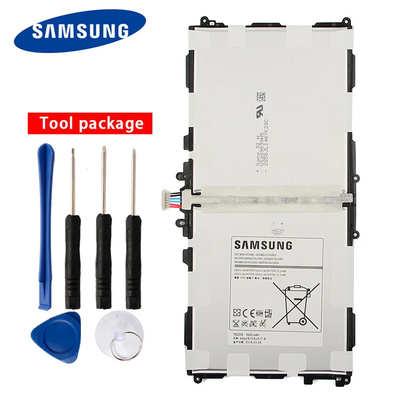 samsung T8220E Батарея для samsung GALAXY Note 10,1 вкладка Pro P600 P601 SM-P605K SM-T520 SM-T525 SM-P607 8220 мА-ч