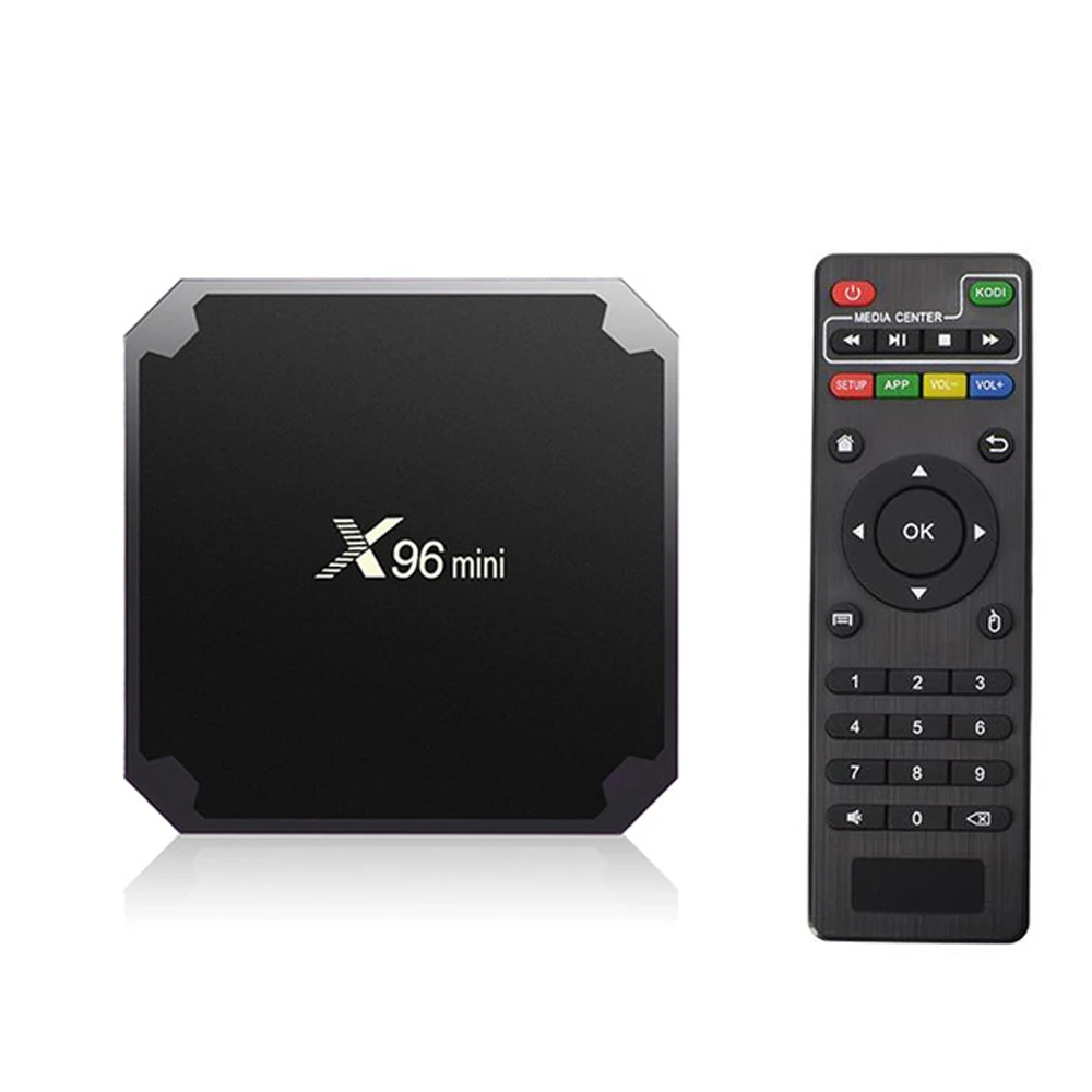 X96 мини ТВ коробка 7 1 2 Гб оперативной памяти 16 встроенной android Box Amlogic S905W 4 ядра