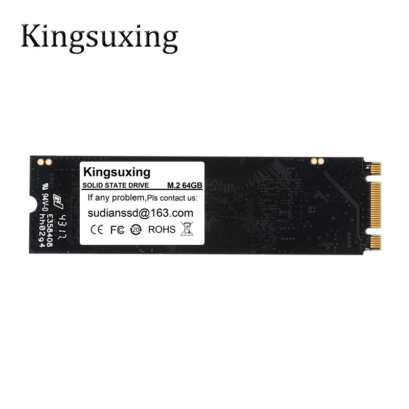 Kingsuxing M.2 SSD 64 ГБ 128 256 HDD 2280 мм NGFF SATA III 6 ГБ/сек. Внутренний твердотельный жесткий диск