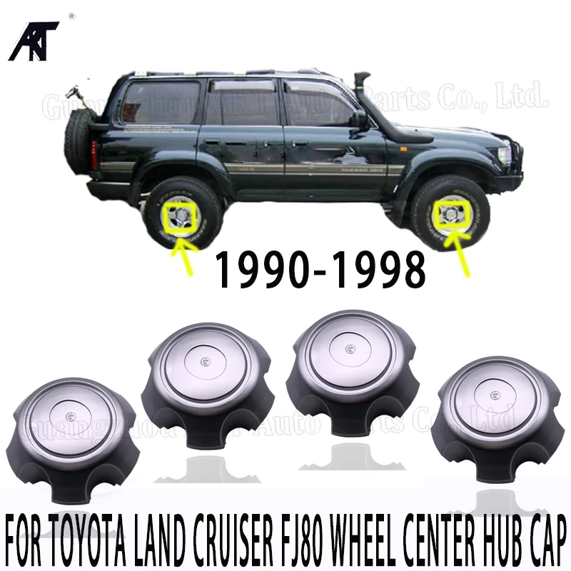 

4 Pcs Wheel Center Hub Cap FOR Toyota Land Cruiser Fj80 1990-1998 Wheel Center Hub Cap 42603-60200