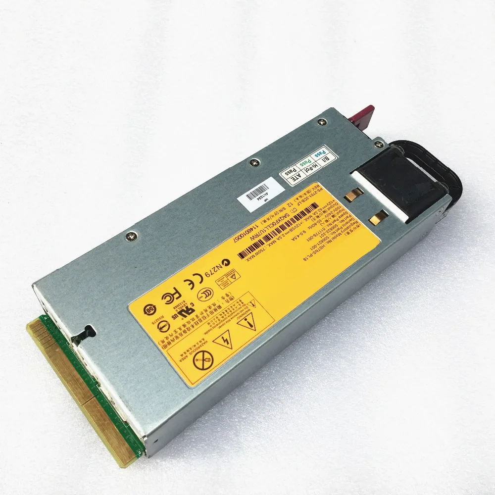 DL380G6 сервер HSTNS-PL18 питания DPS-750RB A 506821-001 511778-001 12 В 62A 750 Вт импульсный источник питания строгий тест