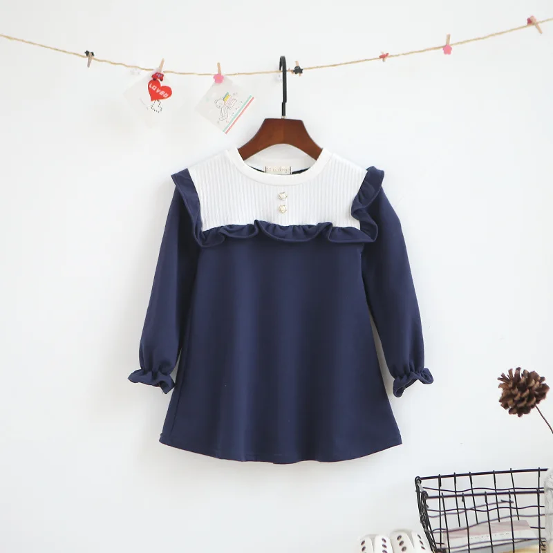 От 2 до 7 лет Новинка 2017 г. оптовая продажа осень хлопок Длинные рукава Обувь для