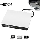 Внешний USB 3,0 высокоскоростной DL DVD RW ГОРЕЛКА для записи компакт-дисков тонкий портативный оптический привод для Asus dell Acer MacBook Универсальный нетбук