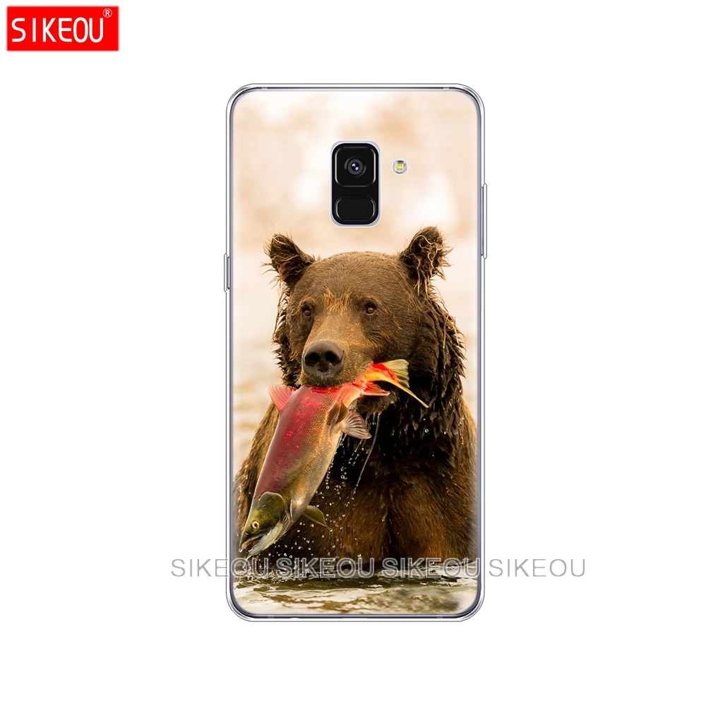 Силиконовый чехол для телефона Samsung Galaxy A6 A8 2018 A3 A310 A5 A510 A7 2016 2017 Lonely Alaska коричневый