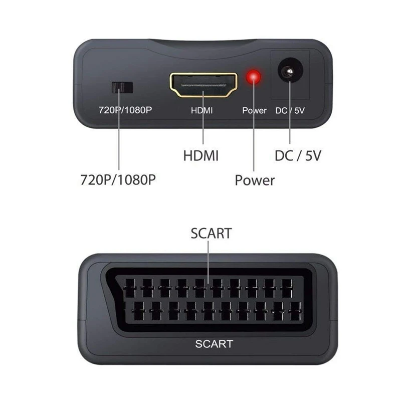 1080P Scart к HDMI адаптер Upscaler видео аудио конвертер для ТВ HD TV STB VHS XBox PS3 Sky DVD Blu Ray| |