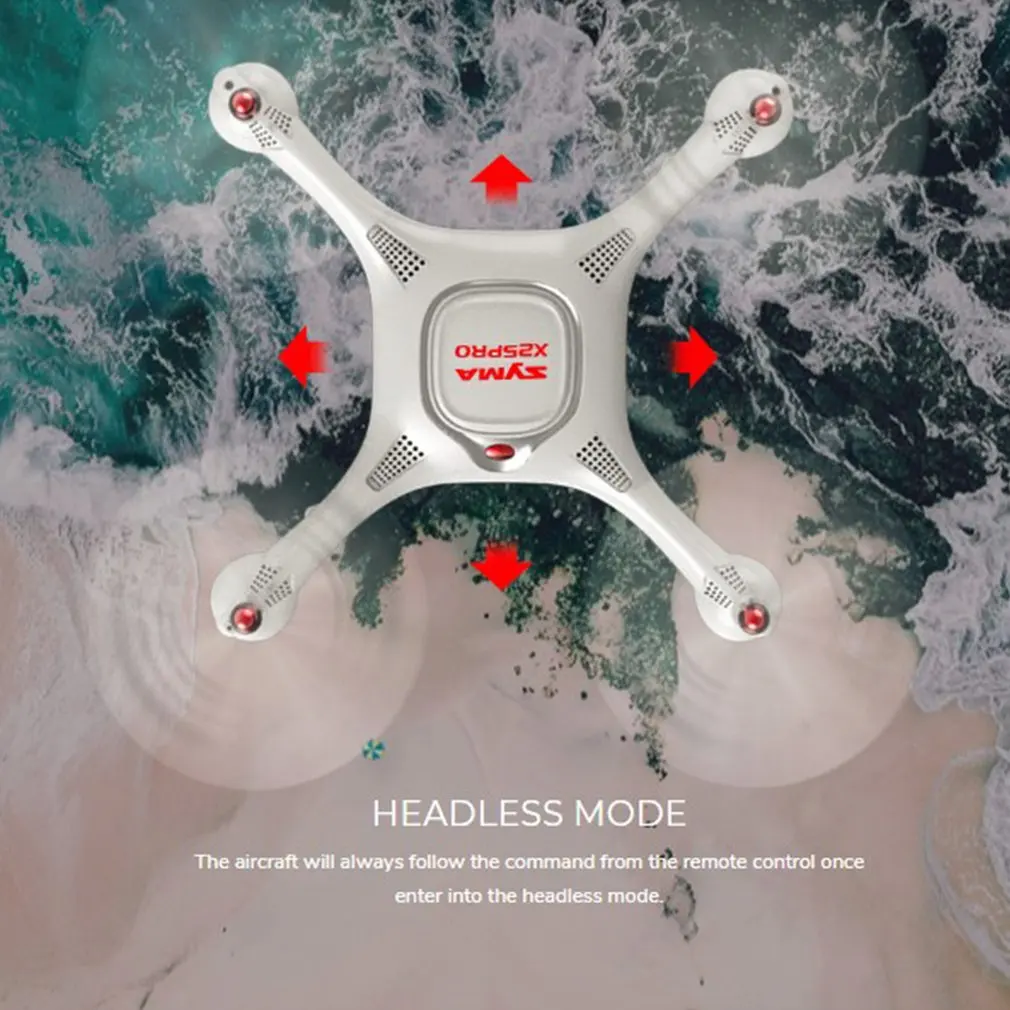 Дрон SYMA X25PRO Wifi FPV Регулируемый 720 P Дрон на ру e с Квадрокоптер с камерой RTF gps положение высота Удержание Дрон на ру vs SG900 XS812