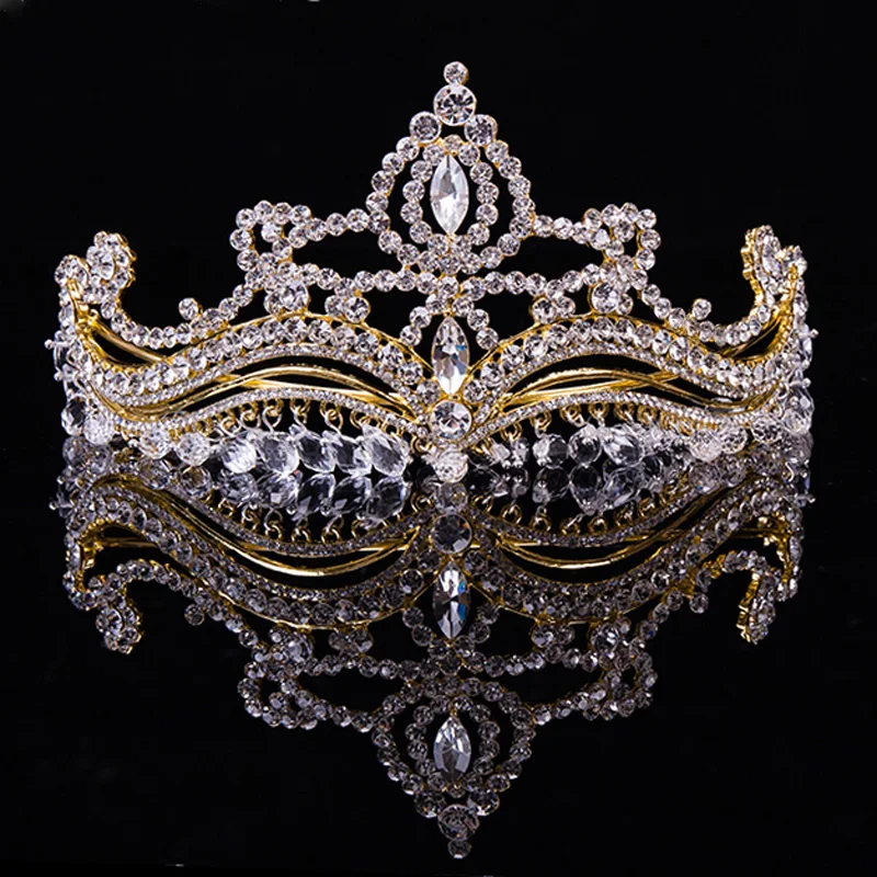 Тиара и короны с кристаллами высокого качества модные серебряные женские