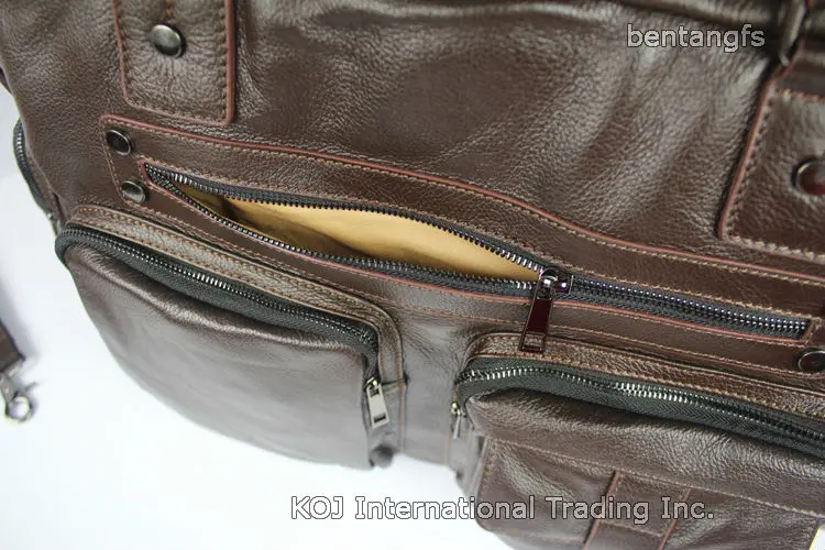 Large Luggage Bag Genuine Leather Travel Men duffle large Shoulder Weekend Tote Big Brown | Багаж и сумки