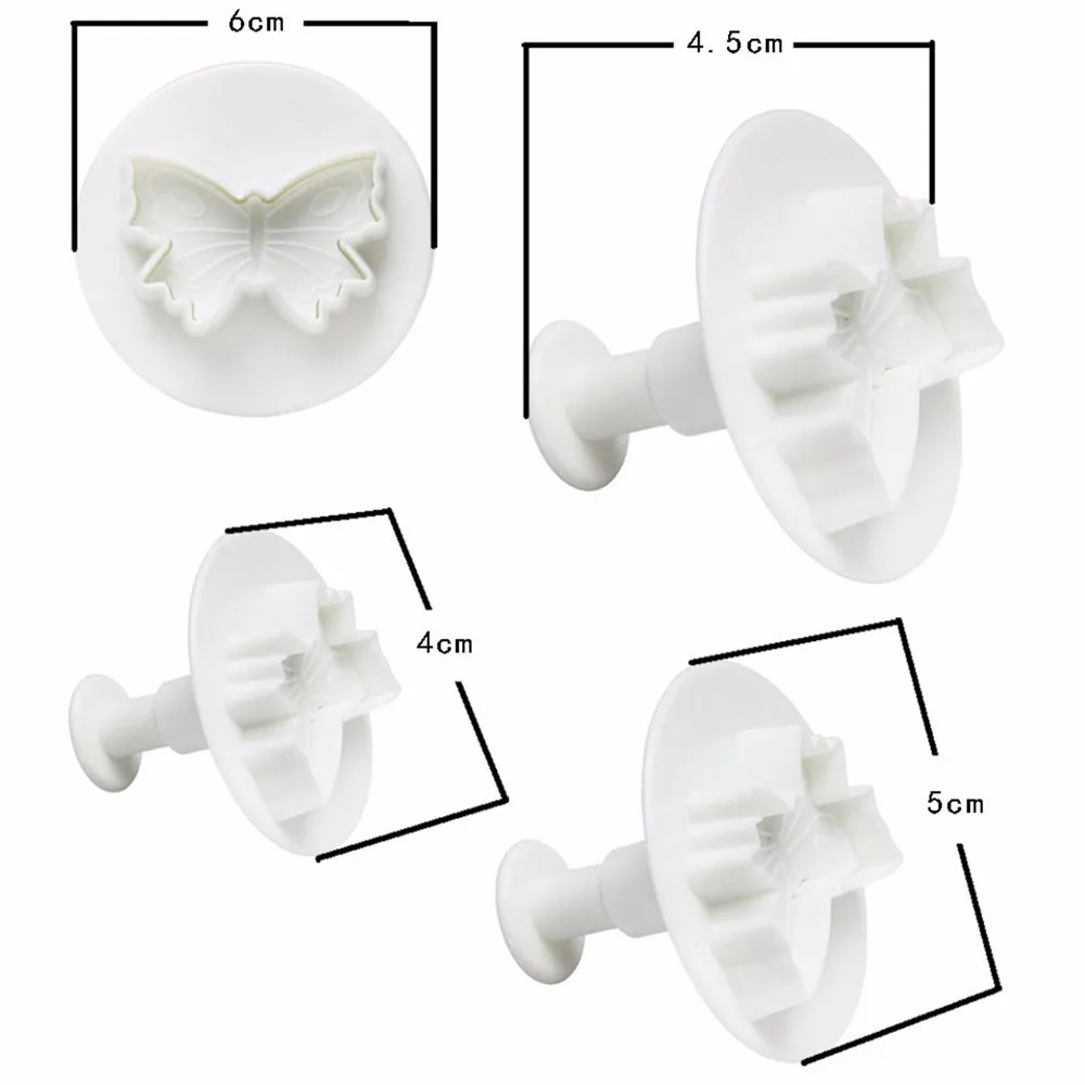33 шт. DIY 3D Плунжер для сахарной мастики инструменты для резки торта печенья Форма для торта ремесло сахарное ремесло инструменты для украшения торта набор цветов