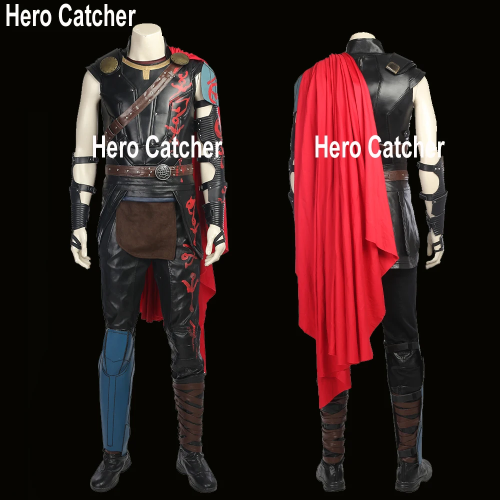 Герой Catcher 4 Высокое качество Тор Ragnarok Косплей Костюм ТОР 3 наряд костюм Тора на заказ
