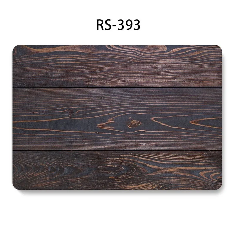 Модный чехол для ноутбука с деревянной росписью для MacBook retina Pro Air 13 15 12 дюймов, жесткий противоударный чехол s для A1990 A1706 A1398, чехол из ПВХ