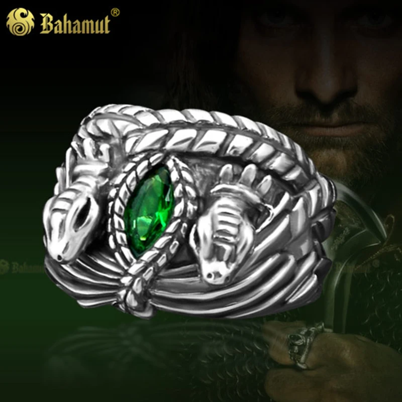 Мужские кольца кольцо с орнаментом короля благородное из стерлингового серебра