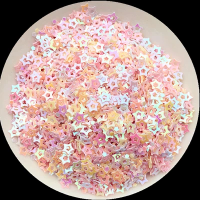 ISequins 3 мм Hollow Звезды блестками ПВХ свободные пайетками для ногтей маникюр/Для