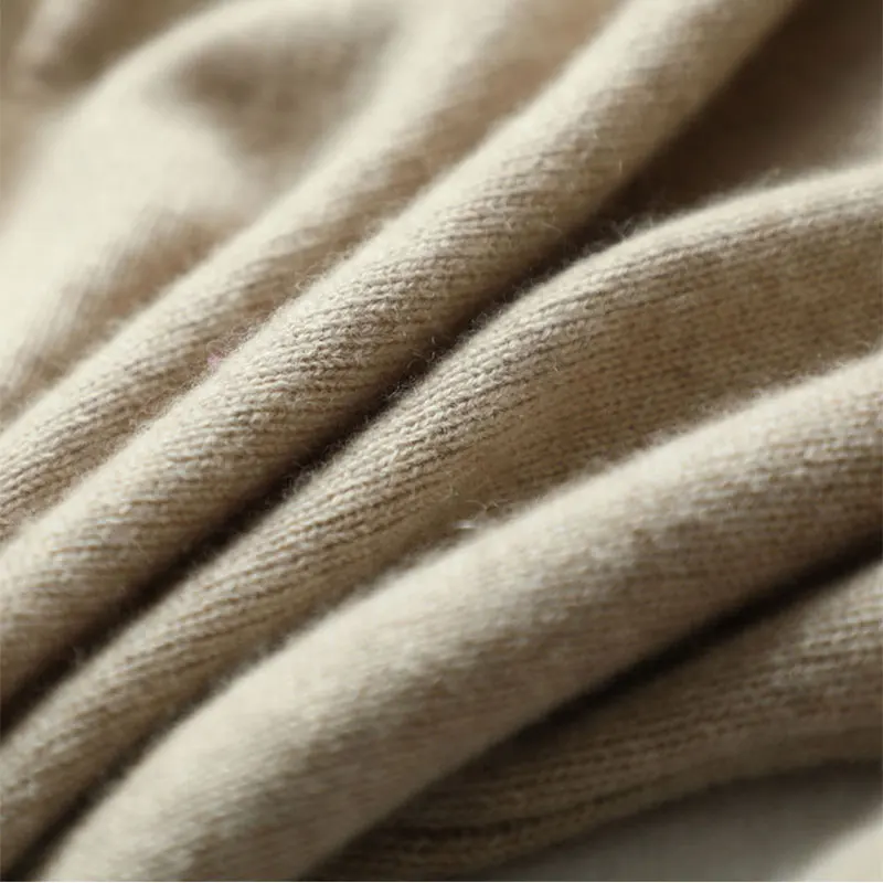 Женский кашемировый свитер с v-образным вырезом из 100% чистого кашемира длинными