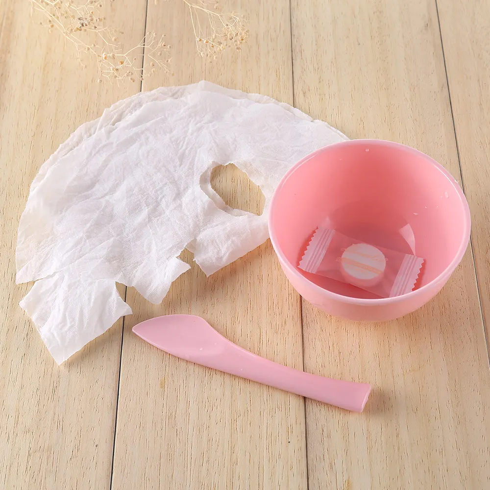 LAMEILA 3PCS/SET DIY Mask Bowl Cosmetic Tool With Mixing Stick Spatula Measure Cup Set Skin Care Tools For Facial Clay |