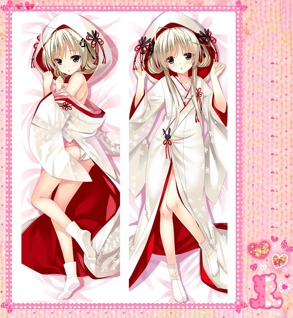 

Japanese Anime Cartoon Yosuganosora Sexy Double sided hugging Pillow Case Cover Pillowcase Peach Skin 2 Way / WT 71059