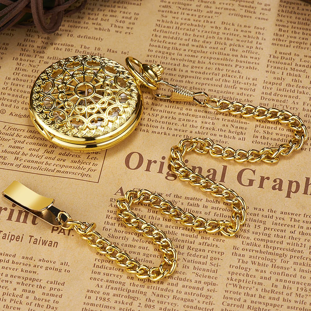 

Antique Skeleton Pocket Watch Chain Men Vintage Bracelet Watch Skeleton Male Clock Transparent Black Retro Fob Watches gift