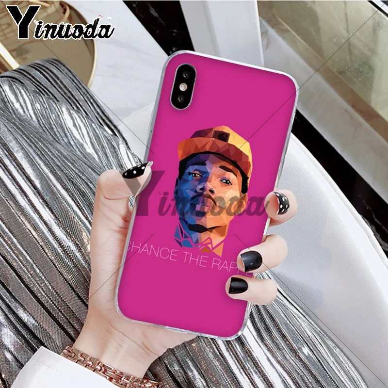 Yinuoda популярный Chance The Rapper TPU Мягкий резиновый чехол для телефона iPhone X XS MAX 6 6S 7 7plus 8
