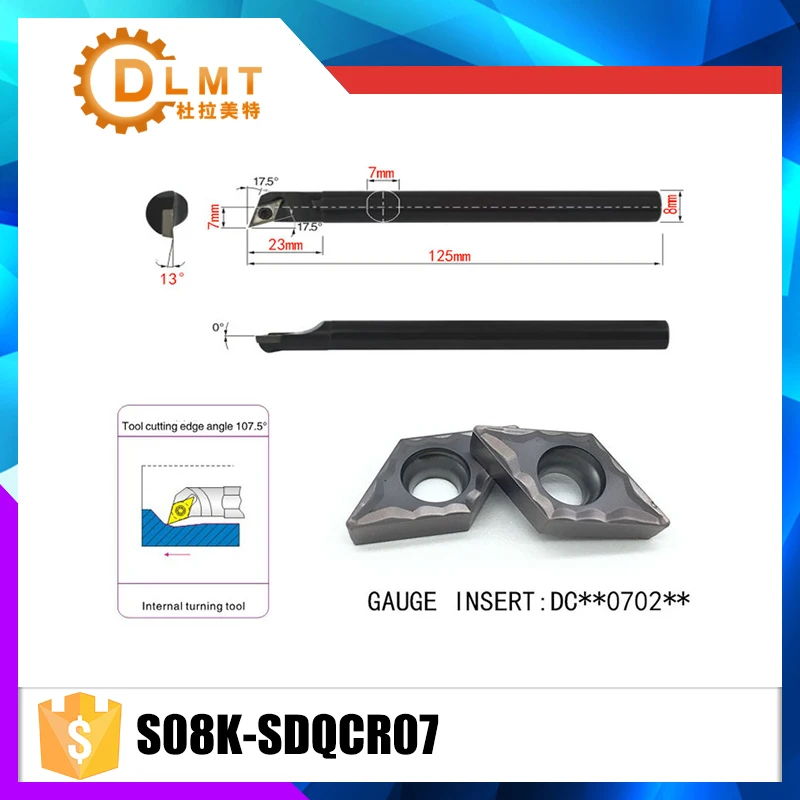 Фреза для токарного станка DCMT070204 DCMT070208|Держатель инструментов| |