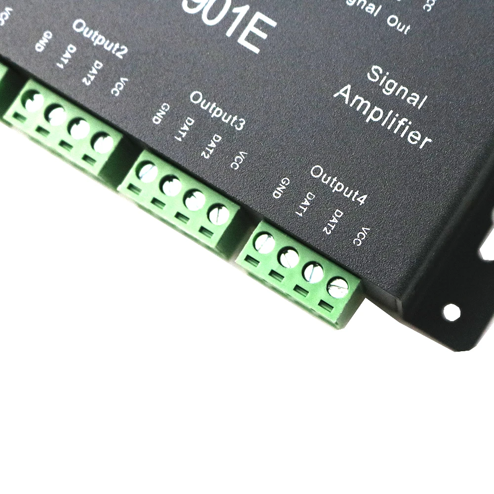 SP901E светодиодный Усилитель Сигнала контроллер SPI выходной сигнал 4 группа управления усилитель для WS2811 SK6812 APA102 DMX512 модуль полосы