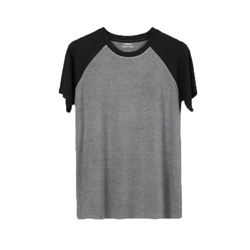 Летняя Удобная Модальная Мужская Ночная рубашка мягкая эластичная для сна