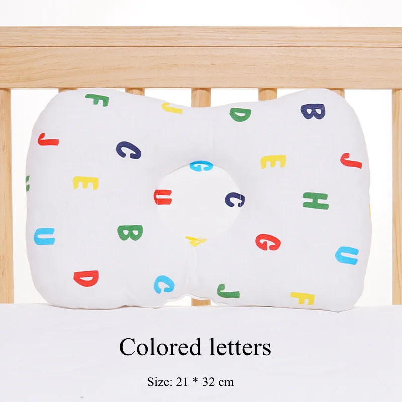 Colored letters Muslinlife детская подушка новорожденная подушка для защиты головы детское постельное белье Младенческая подушка для кормления малыша позиционер сна Анти-рулон - Цвет: Colored letters