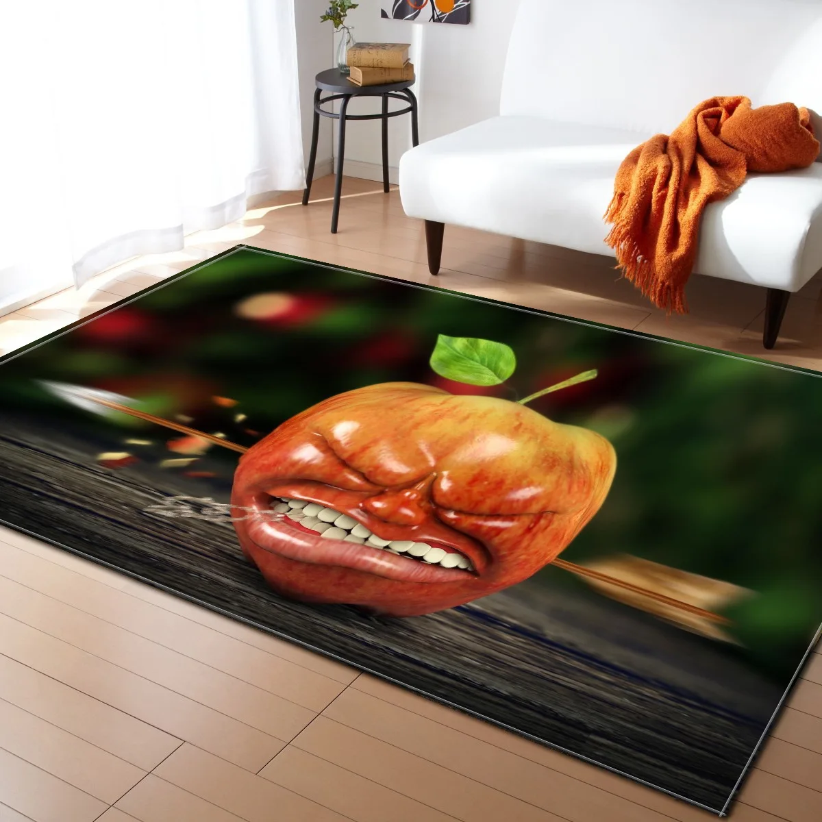 

1PCS Polyester Anti Slip 3D Printing Carpet for Living Room Kitchen Mat Bedroom Carpet Floor Door Mat Decoration Carpet