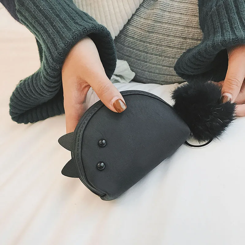 XZXBBAG женский милый мини кошелек с мышкой маленький на молнии сменный для девушек