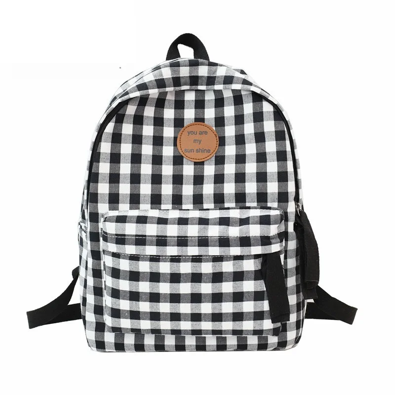 Рюкзак со Стивеном для женщин Путешествия Back Pack сестра рюкзак плед повседневное