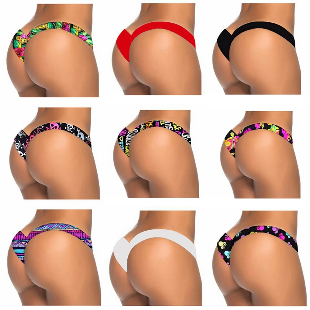 Женские Трусы стринги с низкой талией купальный костюм нижней частью