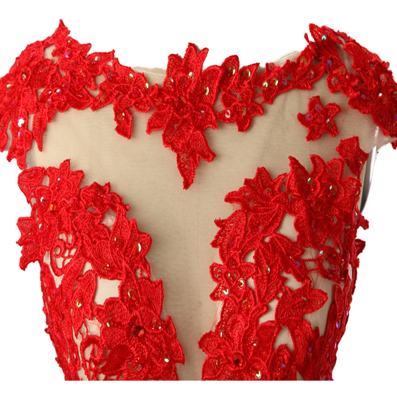 Женское платье с открытой спиной и рукавами-крылышками кружевное Тюлевое