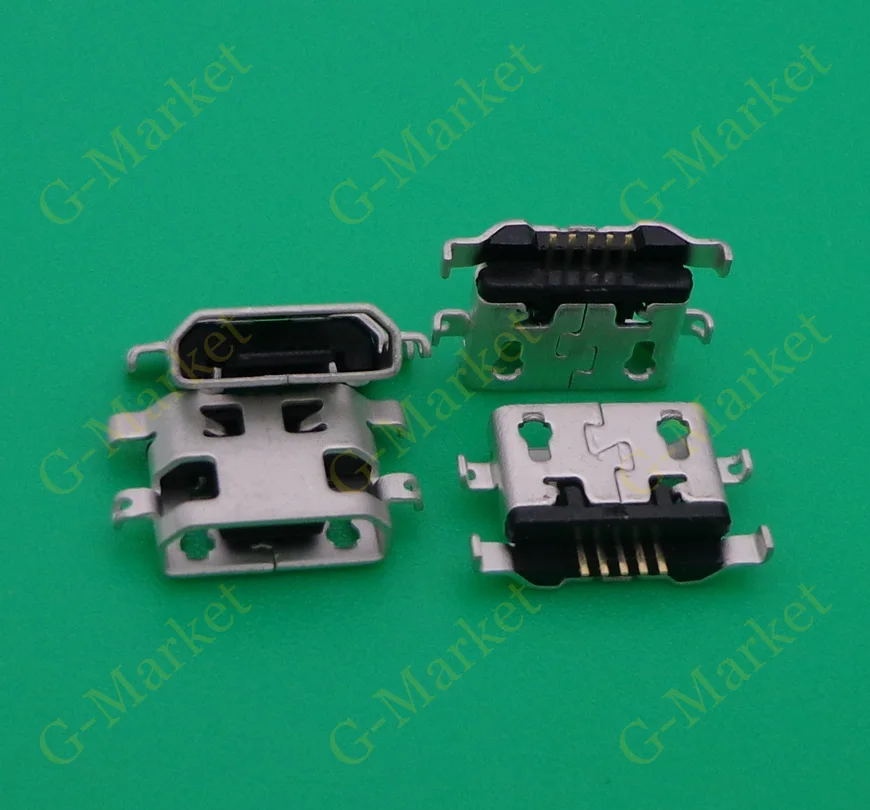500 шт. для Alcatel 6035R Idol S 4033 4033D POP C3 C7 7041D micro usb разъем зарядки и подключения док