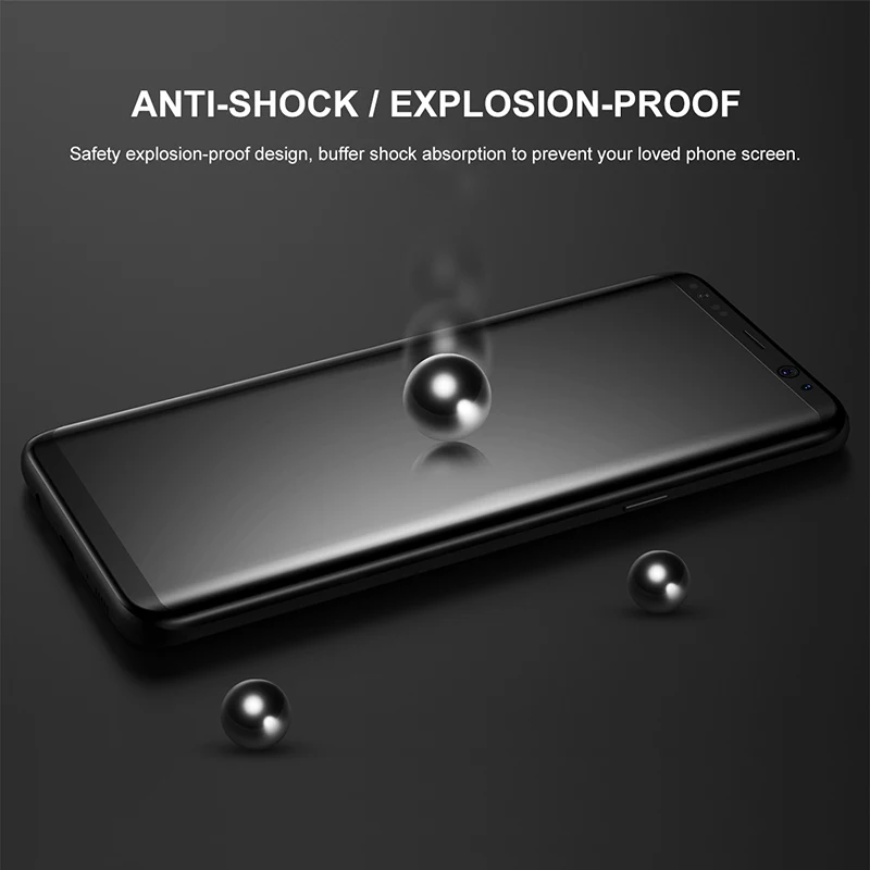 Для samsung galaxy s8 стекло закаленное для S8 Экран Протектор Фильм 3D Полный Защитное