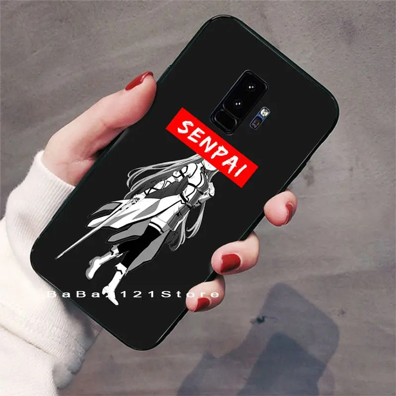 Babaite Sugoi Senpai аниме Waifu фото на заказ мягкий чехол для телефона для GALAXY s5 s6 edge s7 edge s8 plus s9 plus s10 s10 plus