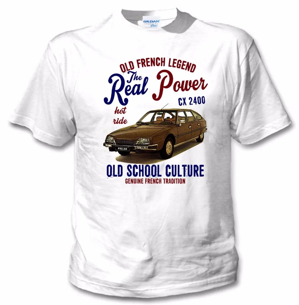 

2019 Fashion Short Casual Tee Vintage French Car 2400 Cx Real Power - New Cotton Tee Shirt